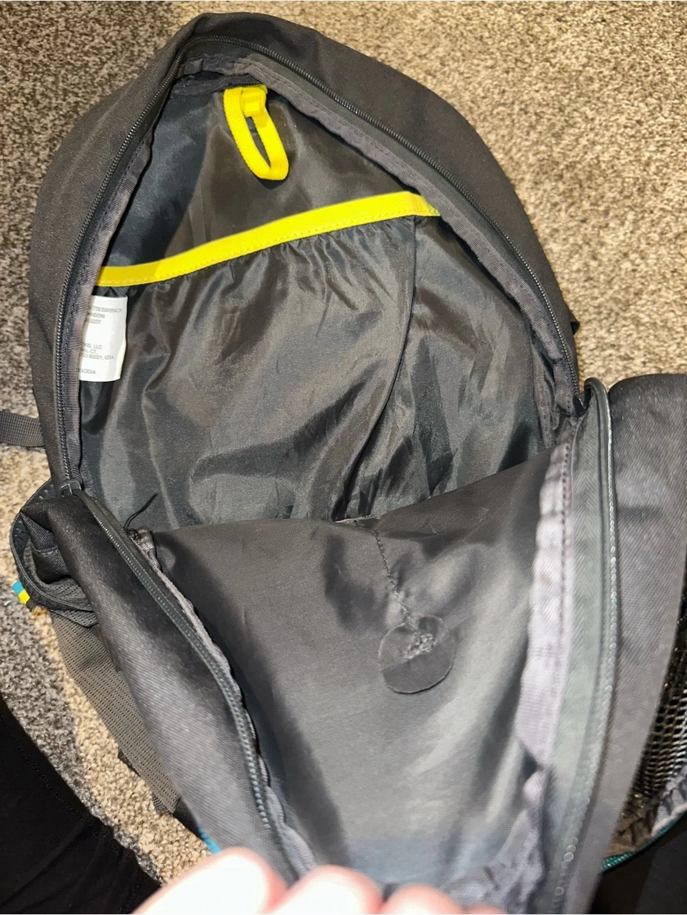 Sierra Designs Black & Teal Daypack Backpack